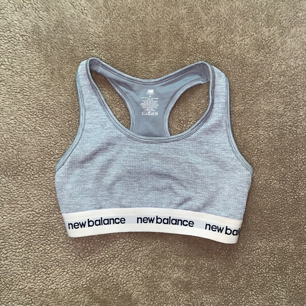 New Balance Gray Sports Bra